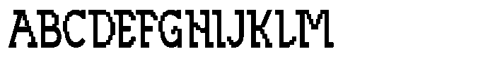 Codeform Condensed Font UPPERCASE