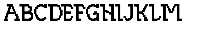 Codeform Regular Font UPPERCASE