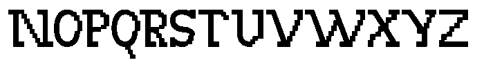 Codeform Regular Font UPPERCASE