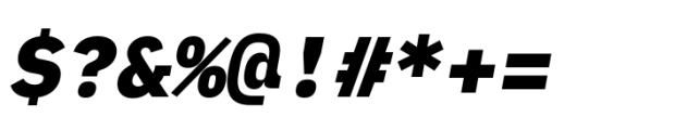 Codeline Mono Bold Oblique Font OTHER CHARS
