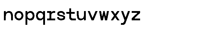 Codent Pro Font LOWERCASE