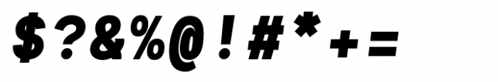 Codeworld Mono Black Italic Font OTHER CHARS