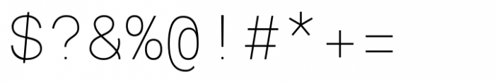 Codeworld Mono Thin Font OTHER CHARS