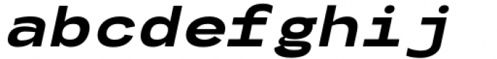 Codo Mono Italic Bold Font LOWERCASE