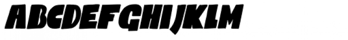 Codswallop Condensed Italic Font LOWERCASE