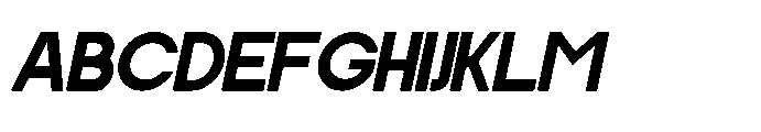 Cofento Italic Regular Font UPPERCASE