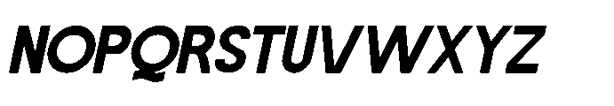Cofento Italic Regular Font UPPERCASE