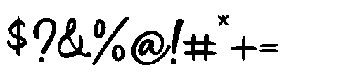 Coffee Amore Font OTHER CHARS