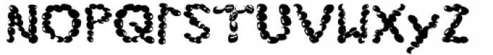 Coffee Beans Time Dingbat Font LOWERCASE