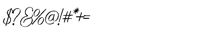 Coffee Signature Font OTHER CHARS