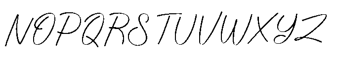 Coffee Signature Font UPPERCASE