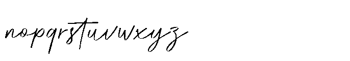 Coffee Signature Font LOWERCASE