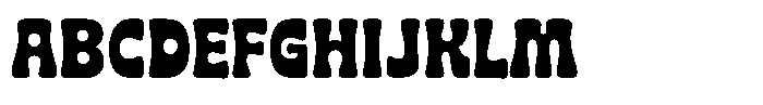 Coffee & Waffle Display Font UPPERCASE