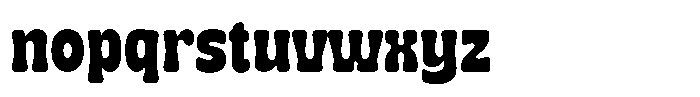 Coffee & Waffle Display Font LOWERCASE