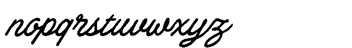 Coffee & Waffle Script Font LOWERCASE