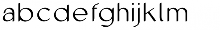 Cofley  Extralight Font LOWERCASE