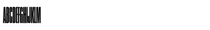 Coign XCompressed Bold Font UPPERCASE
