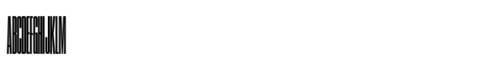 Coign XCompressed Medium Font UPPERCASE