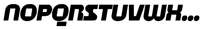 Coin Italic Font UPPERCASE