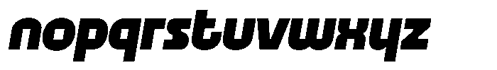 Coin Italic Font LOWERCASE