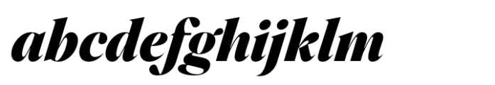 Colagent Black Italic Font LOWERCASE