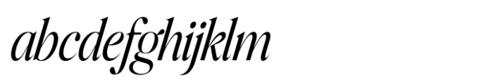 Colagent Condensed Italic Font LOWERCASE