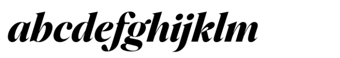 Colagent Extra Bold Italic Font LOWERCASE