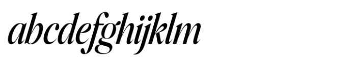 Colagent Medium Condensed Italic Font LOWERCASE