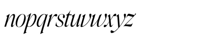 Colagent Variable Condensed Italic Font LOWERCASE