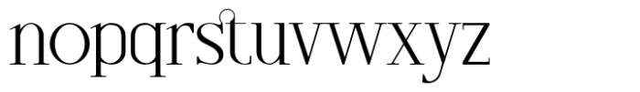 Colaste Regular Font LOWERCASE