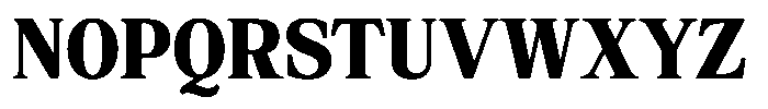 Coldetica Serif Bold Font UPPERCASE