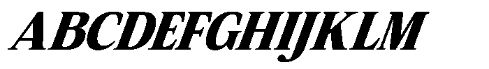 Coldetica Serif Italic Bold Font UPPERCASE