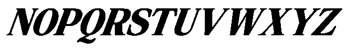 Coldetica Serif Italic Bold Font UPPERCASE