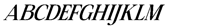 Coldetica Serif Italic Regular Font UPPERCASE