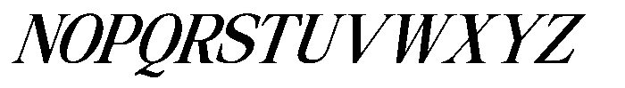 Coldetica Serif Italic Variable Regular Font UPPERCASE