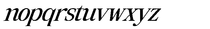 Coldetica Serif Italic Variable Regular Font LOWERCASE