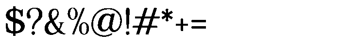 Coldetica Serif Regular Font OTHER CHARS