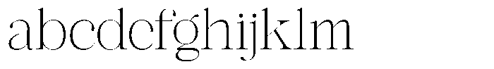 Coldetica Serif Thin Expanded FONT