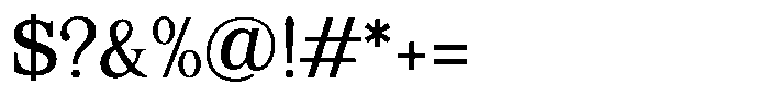 Coldetica Serif Variable Regular Font OTHER CHARS