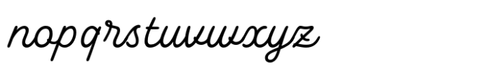 Colds Variana  Script Font LOWERCASE