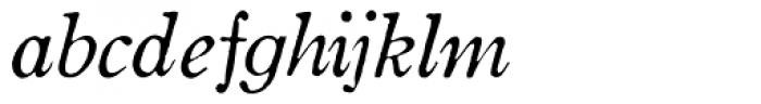 Coldstyle Italic Font LOWERCASE