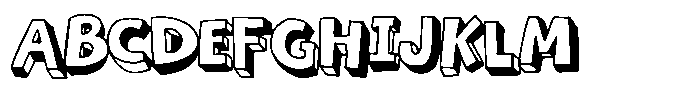 Coldy Font UPPERCASE