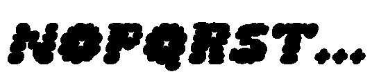Colence Italic Font UPPERCASE