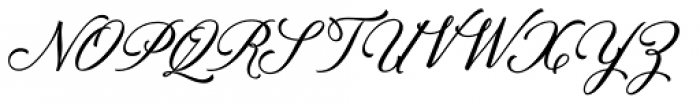 Colesberg Script Font UPPERCASE