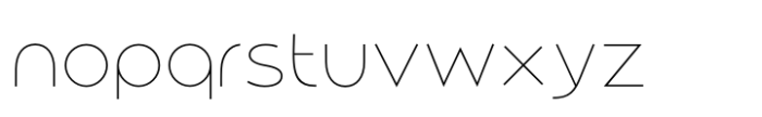 Colin Thin Font LOWERCASE