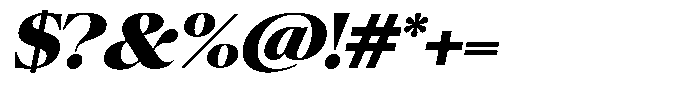 Colitez Serif Black Italic Font OTHER CHARS