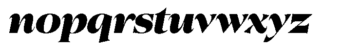 Colitez Serif Black Italic Font LOWERCASE