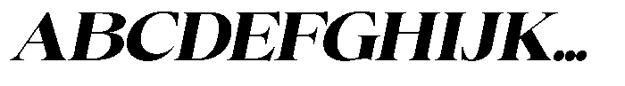 Colitez Serif Extra Bold Italic Font UPPERCASE