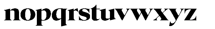 Colitez Serif Extra Bold Font LOWERCASE