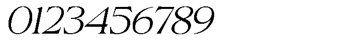 Colitez Serif Extra Light Italic Font OTHER CHARS